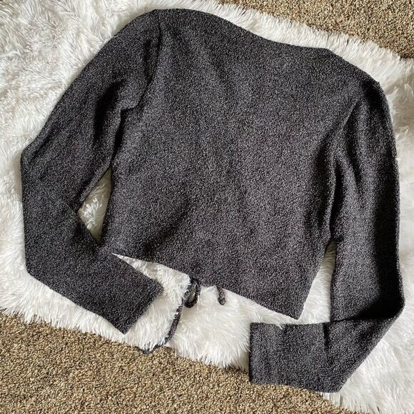 Wild Fable Gray Long Sleeve Top Size Large NEW with Tags - Picture 2 of 5